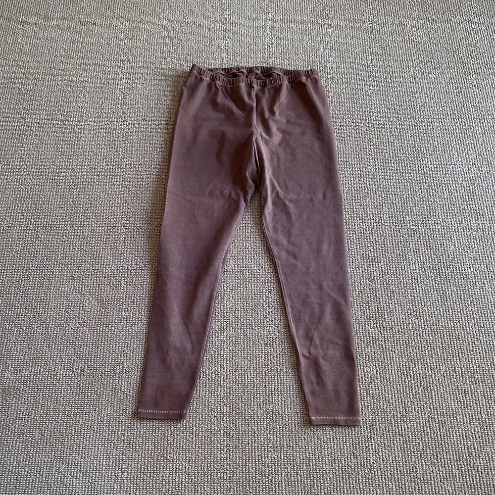 SKIMS Camel Brown or Tan High-Rise Leggings